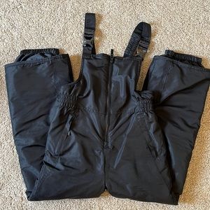 Champion black insulated snow bib pants M 8/10